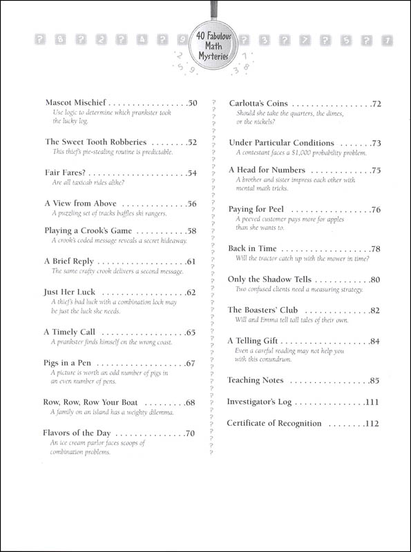 40 Fabulous Math Mysteries Kids Can't Resist | Scholastic Professional
