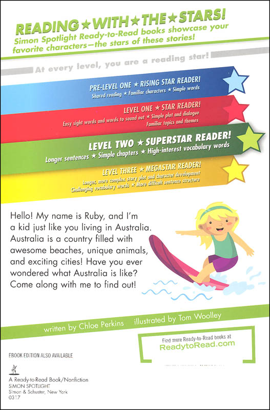 Living in australia ready to read level 2 simon spotlight