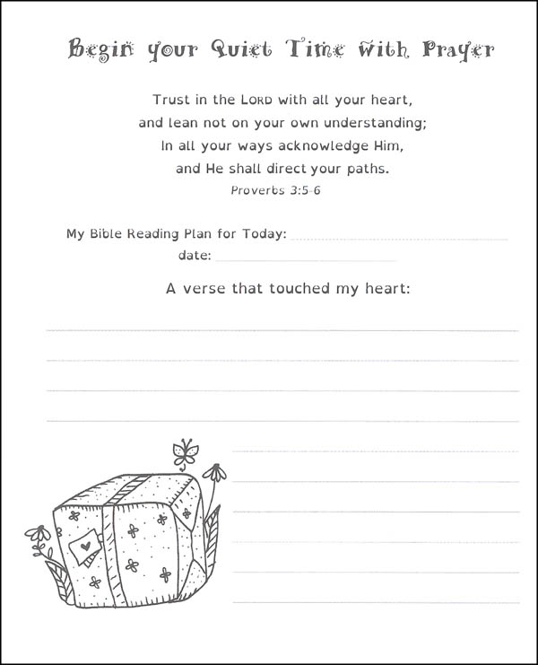 Just for Teen Girls - Bible Journal & Quiet Time Coloring ...