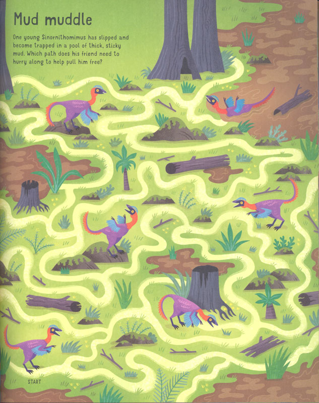 usborne dinosaur mazes