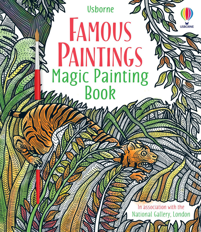 usborne dinosaur magic painting book