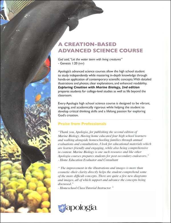 Exploring Creation With Marine Biology Textbook 2nd Edition | Apologia ...