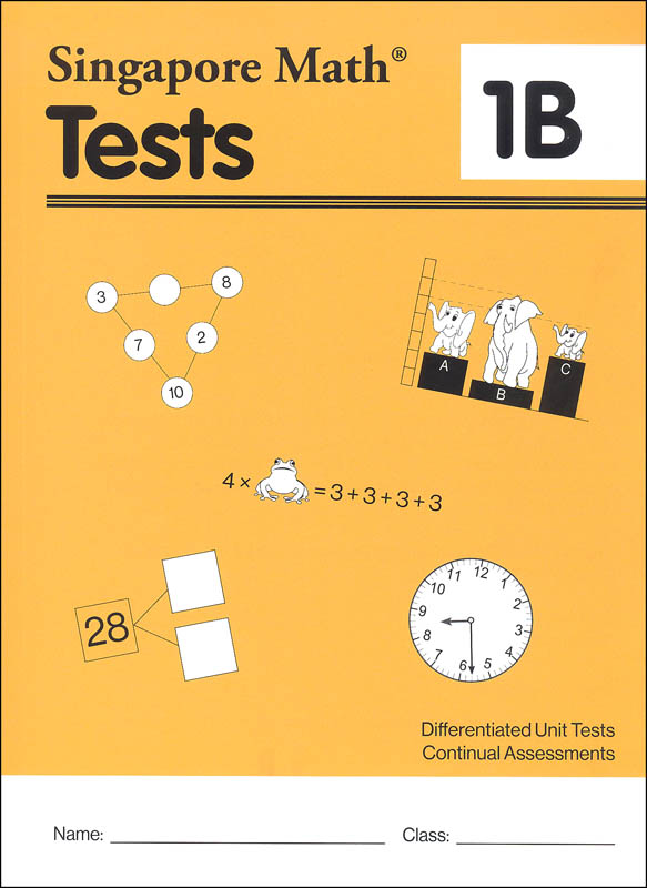 Singapore Math Common Core Tests 1B 9781932906493