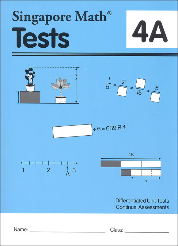 Singapore Math Common Core Tests 4A 9781932906547