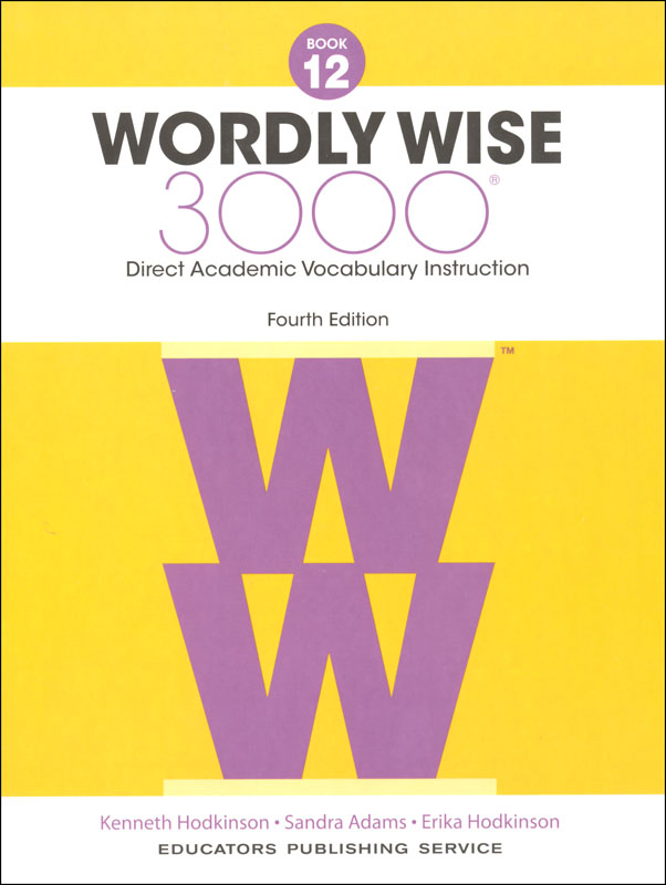 Wordly Wise 3000 4th Edition Student Book 12