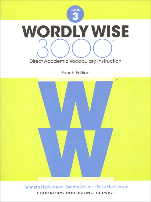 Wordly Wise 3000 4th Edition Student Book 3