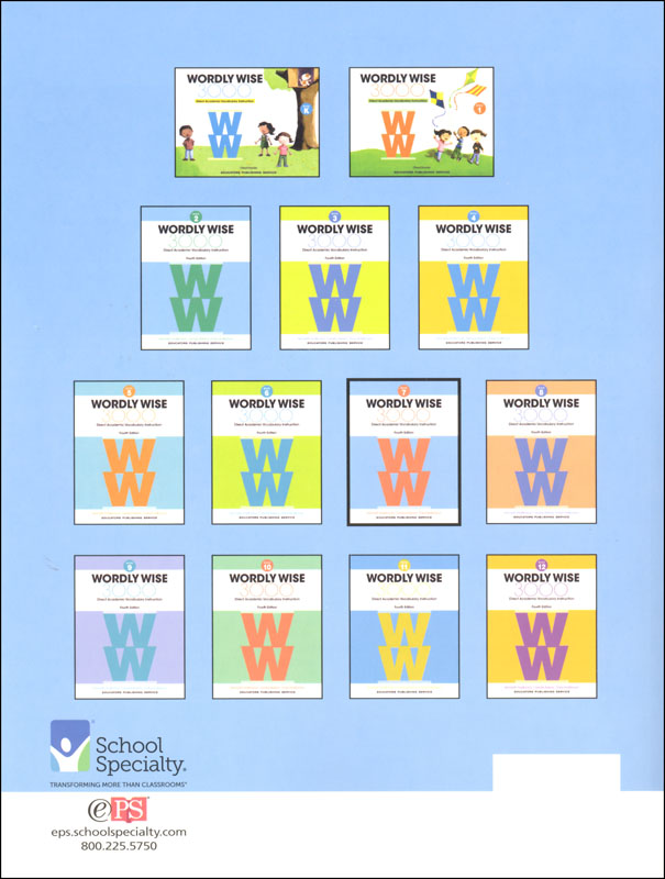 Wordly Wise 3000 4th Edition Student Book 7 | Educators Publishing ...