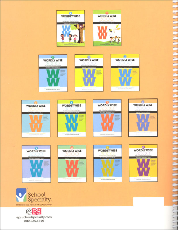 Wordly Wise 3000 4th Edition Teacher Resource Book 8 | Educators ...