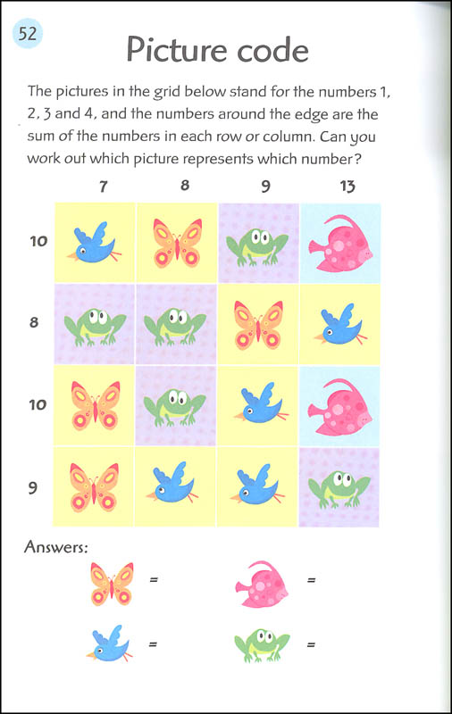 99 Math Puzzles (Activity Puzzle Books) EDC / Usborne 9780794536923