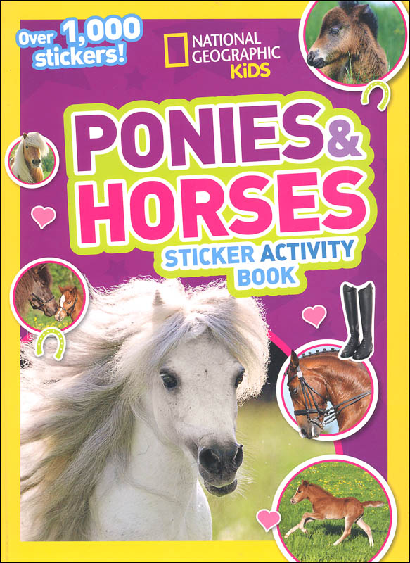National Geographic Kids Ponies and Horses Sticker Activity Book
