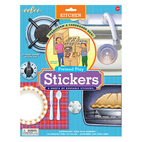 Kitchen Pretend Play Stickers eeBoo