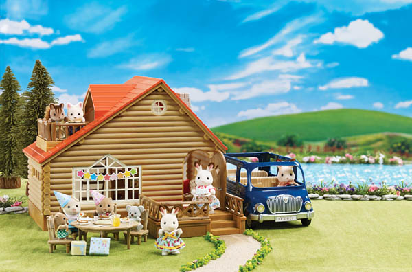 calico critters lakeside lodge gift set