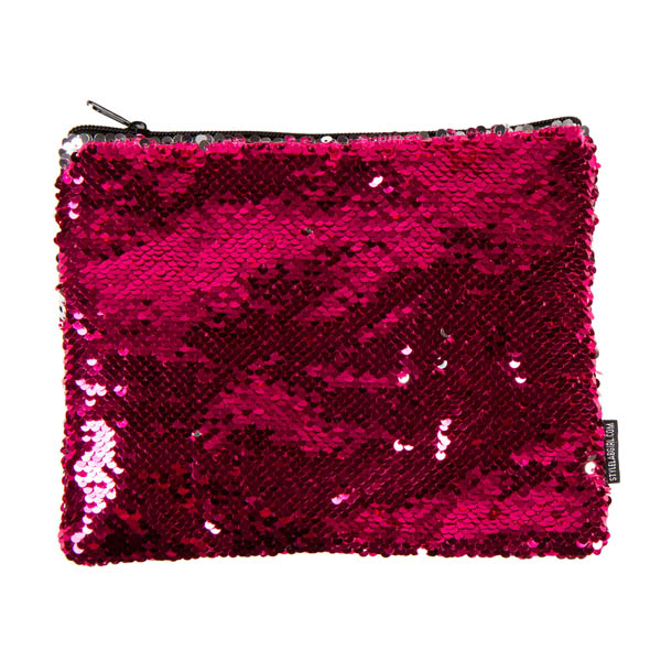 Pink / Silver Magic Sequin Zip Pouch Fashion Angels Enterprises
