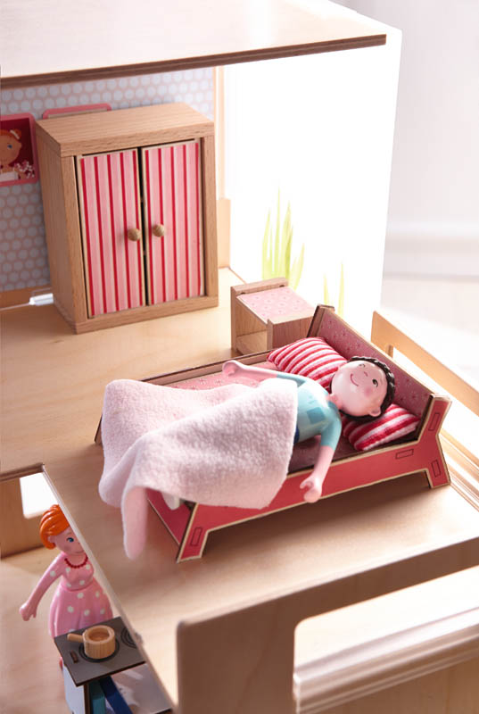 Little Friends Dollhouse Furniture Master Bedroom HABA