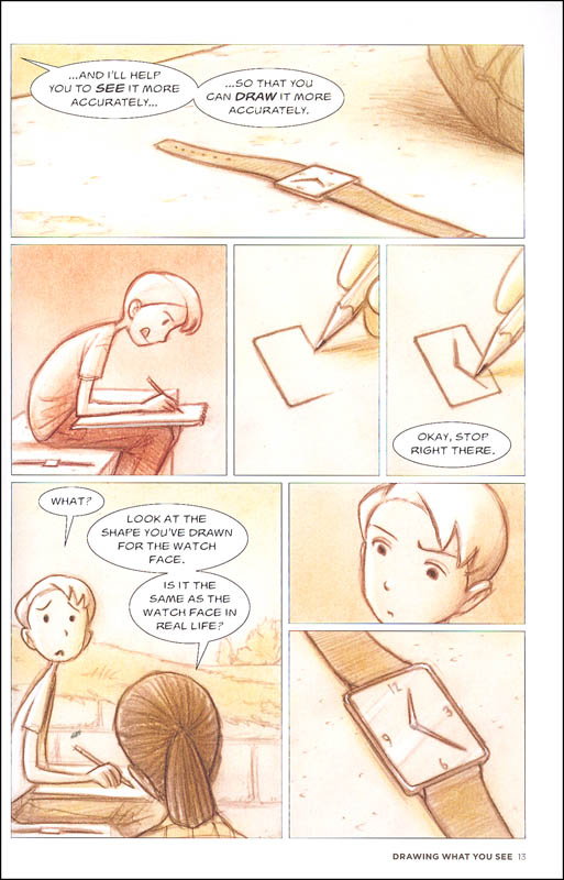 Drawing Lesson Graphic Novel That Teaches You How to Draw Watson