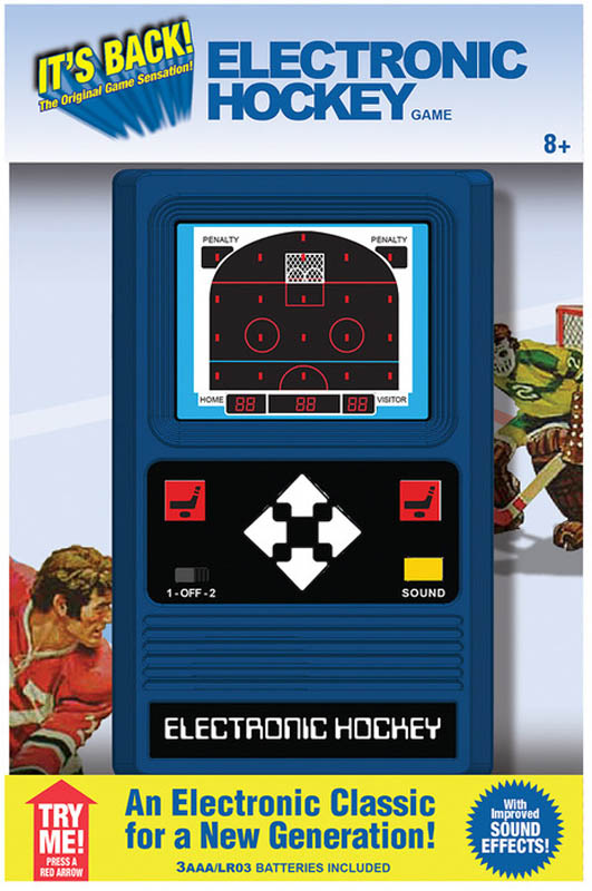 Hockey handheld electronic Retro 70's originally by Mattel new release 9564 