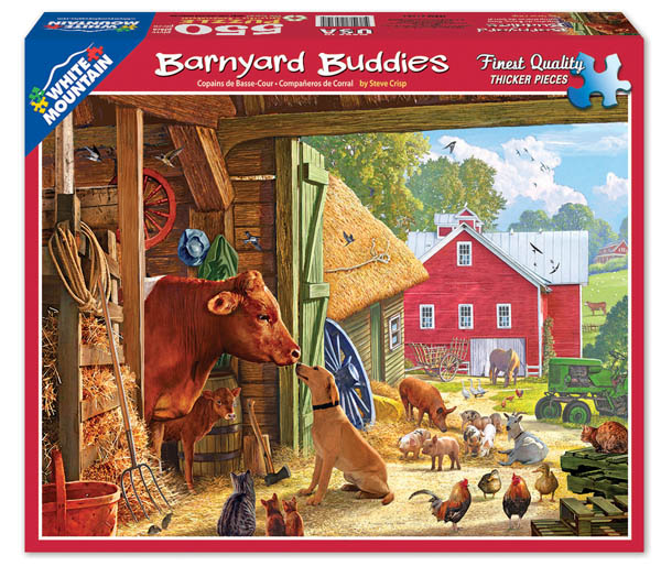 Barnyard Buddies Jigsaw Puzzle (550 piece)