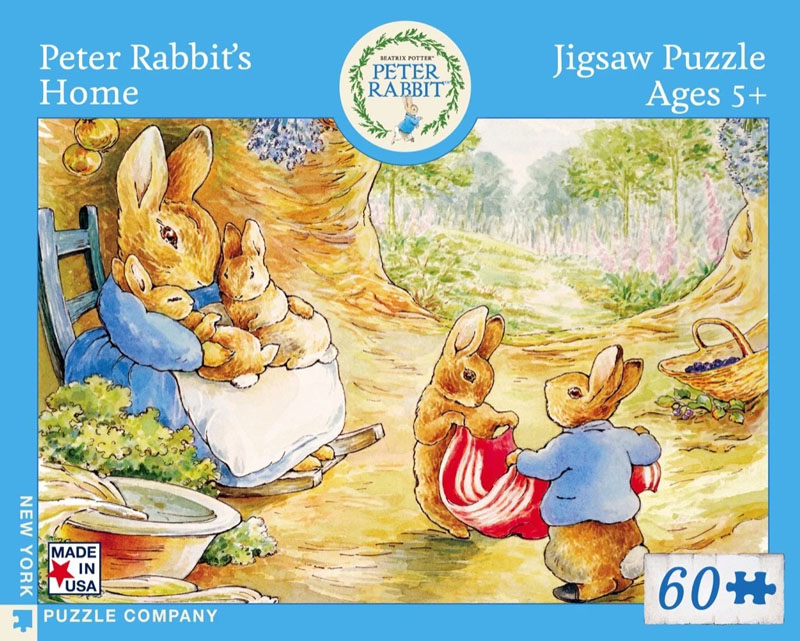 Peter Rabbit's Home Puzzle (60 Piece) | New York Puzzle Company