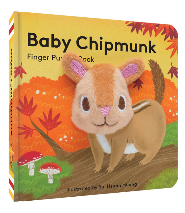 Baby Chipmunk Finger Puppet Book Chronicle Books 9781452156125