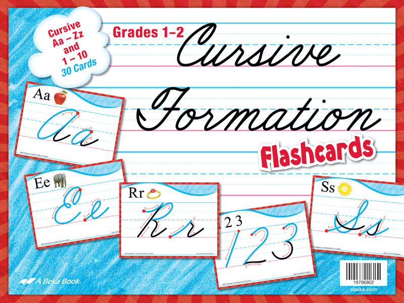 Cursive Formation Flash Cards Grades 1-2