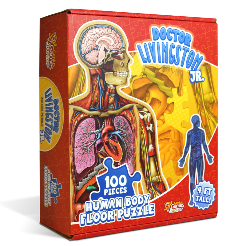 Dr. Livingston Jr. Human Anatomy Floor Puzzle (100 pieces)