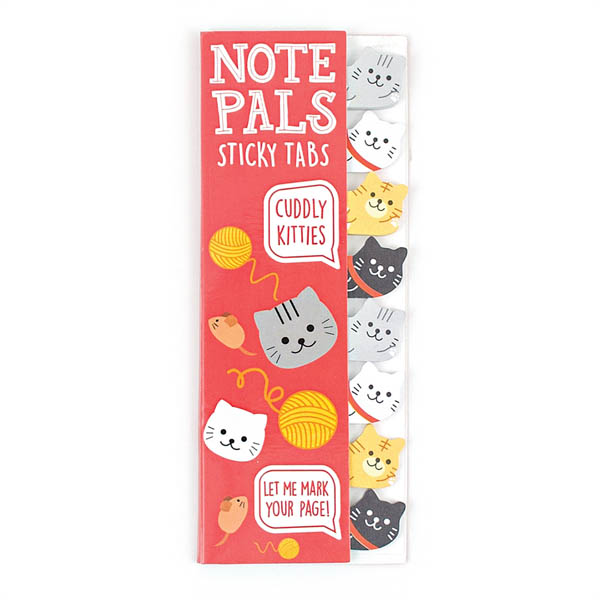 Note Pals Sticky Tabs - Cuddly Kitties