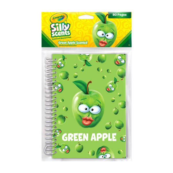 Crayola Sketch & Sniff Large Sketch Pad Granny Smith Apple Scentco