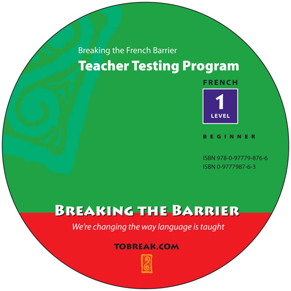 Breaking the French Barrier - Level 1 (Beginning) Teacher Tests (disc)