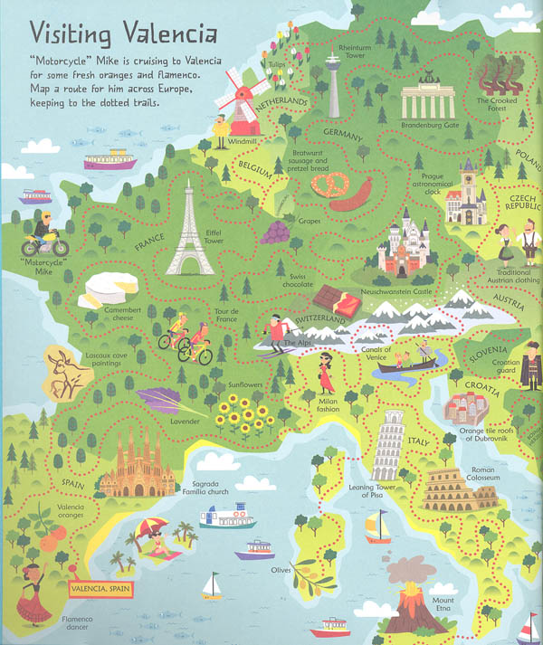 Map Maze Book (Usborne) | EDC / Usborne | 9780794540289