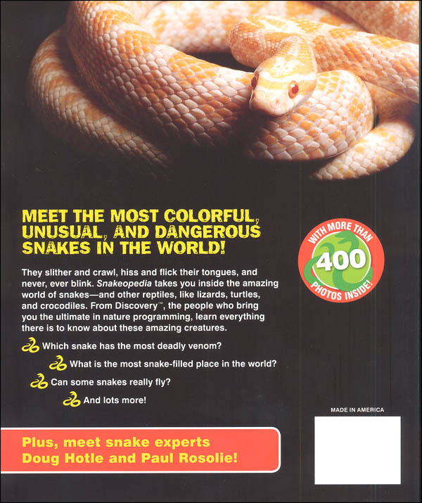 Discovery Snakeopedia Complete Guide to Everything Snake Time Inc