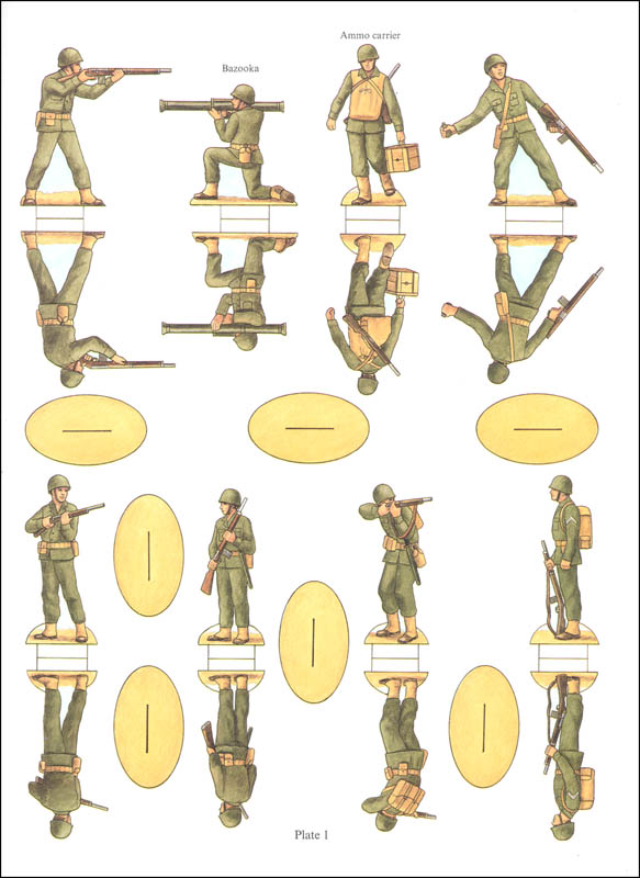 Cut And Assemble World War Ii Paper Soldiers Dover Publications