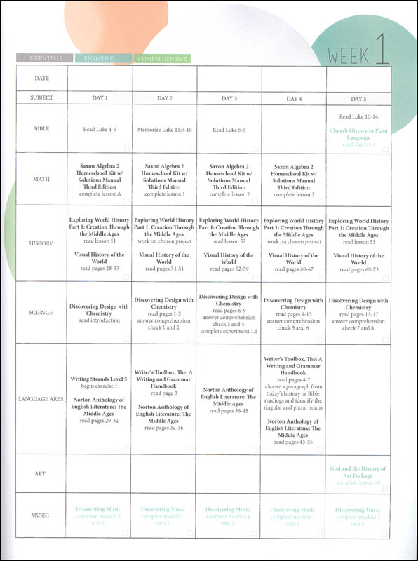 Well Planned Lesson Plans - 10th Grade Culture & Ideas | Home Educating