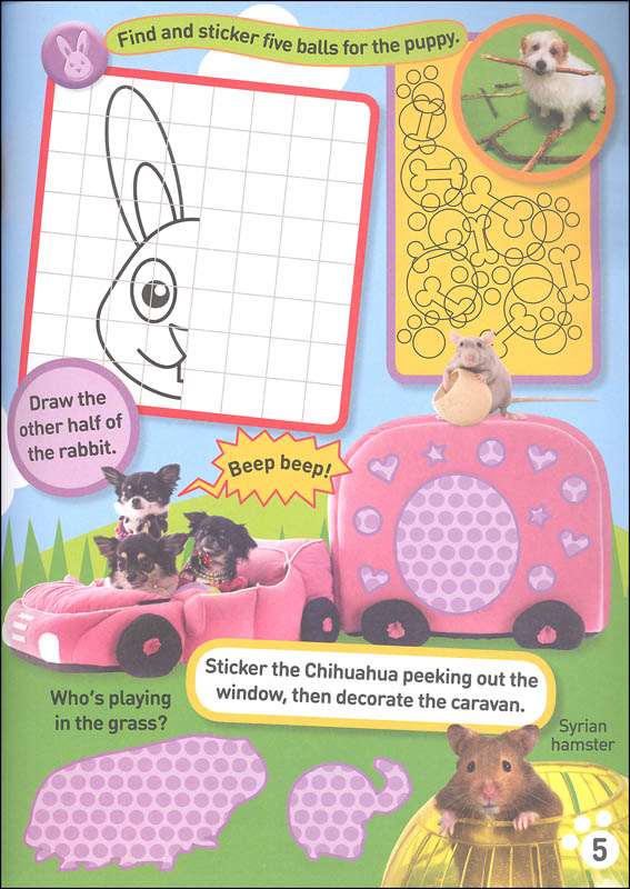 National Geographic Kids Amazing Pets Sticker Activity Book National