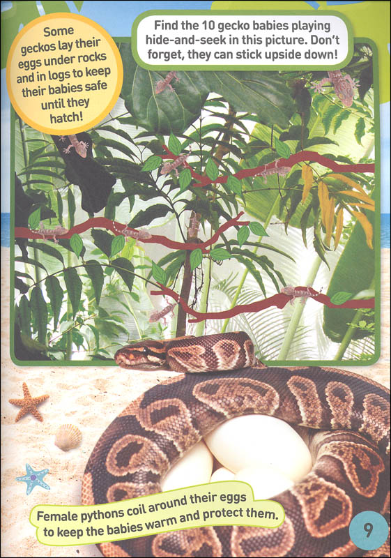 National Geographic Kids Reptiles And Amphibians Sticker Activity Book ...