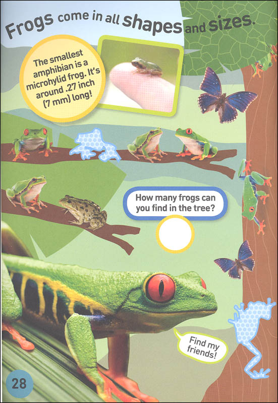 National Geographic Kids Reptiles and Amphibians Sticker Activity Book