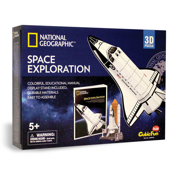 National Geographic Space Exploration 3D Puzzle (65 pieces) CubicFun