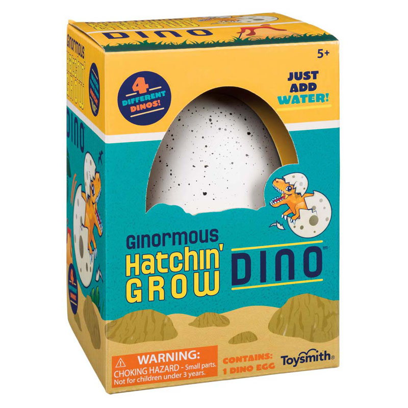 Hatchin' Grow Dino (assorted styles) | Toysmith |