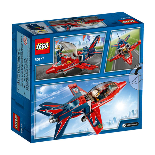 lego city great vehicles airshow jet transporter