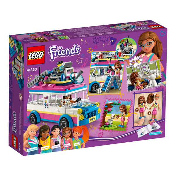 lego friends olivia's mission vehicle 41333