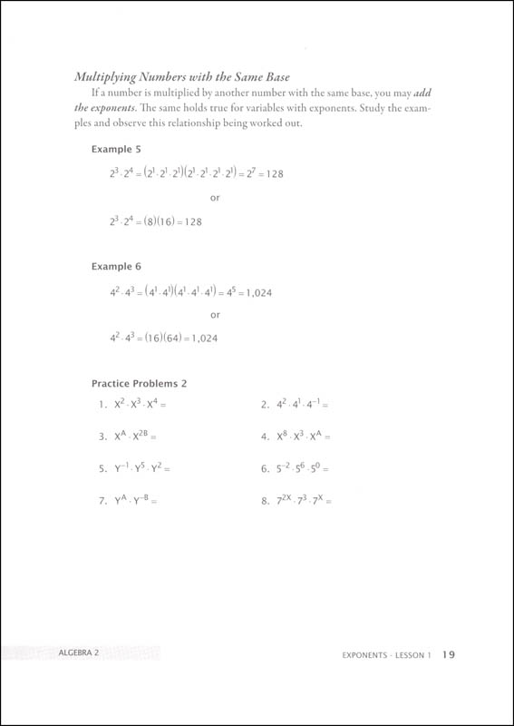 MathUSee Algebra 2 Universal Set Demme Learning