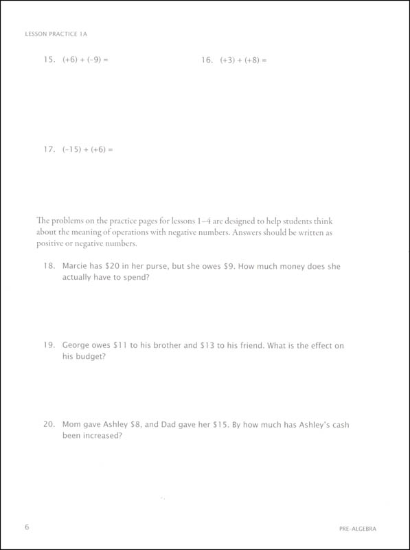 Math-U-See Pre-Algebra Universal Set | Demme Learning