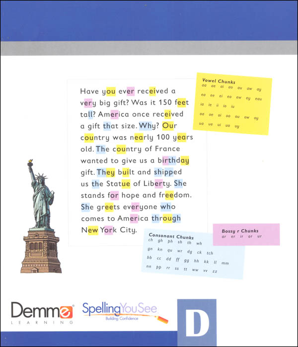 Spelling You See Level D Americana Instructor's Handbook Demme