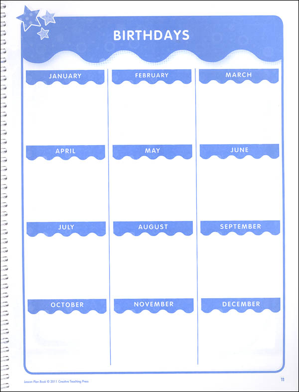 Dots On Turquoise Lesson Plan Book 