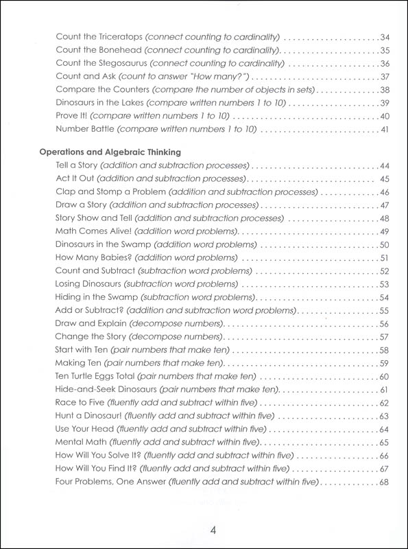 Common Core Math Activities Kindergarten | Incentive Publications