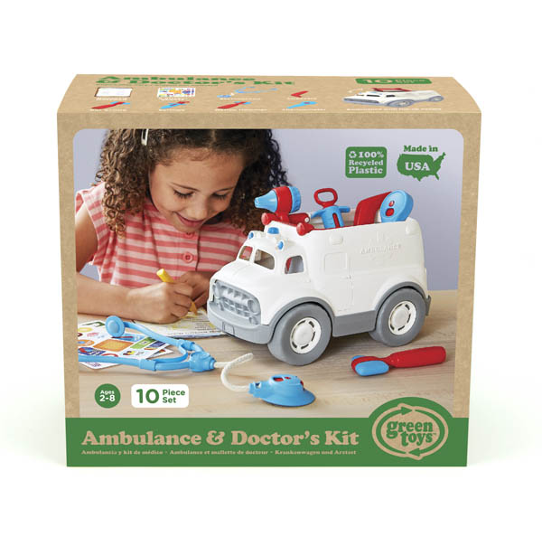 green toys ambulance doctors kit