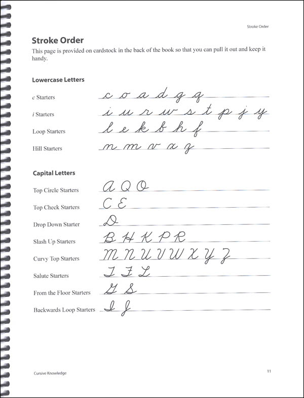 Cursive Knowledge | Institute for Excellence in Writing | 9781623412982