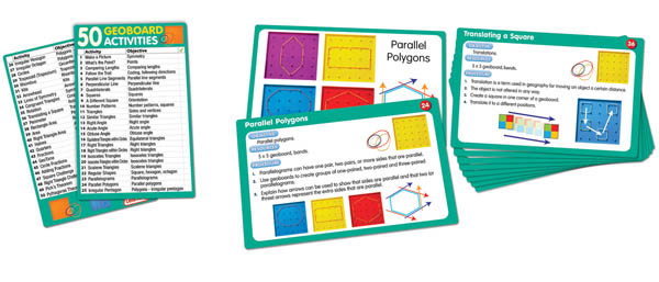 50 Geoboard Activity Cards | Junior Learning