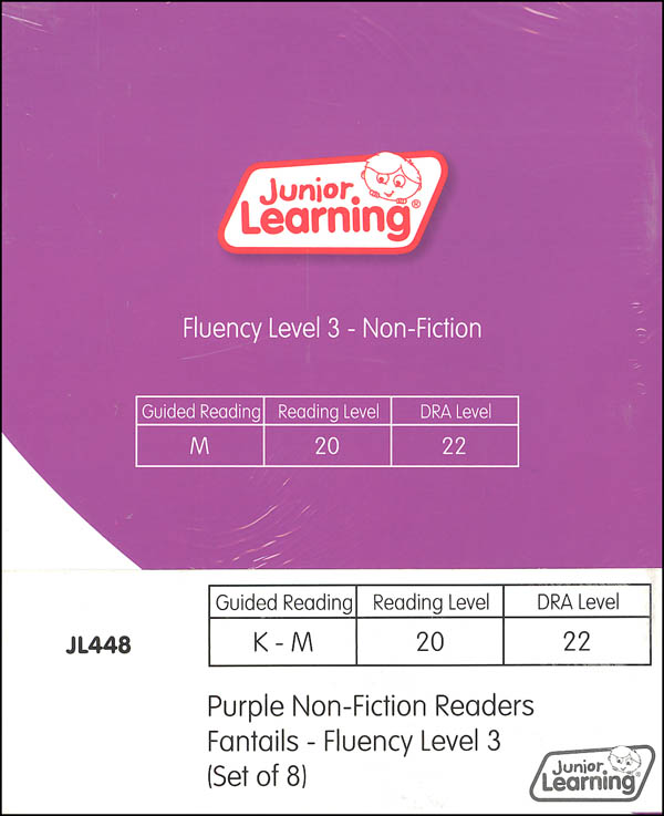 Fantail Readers NonFiction Purple (set of 8) Reading Level 1920