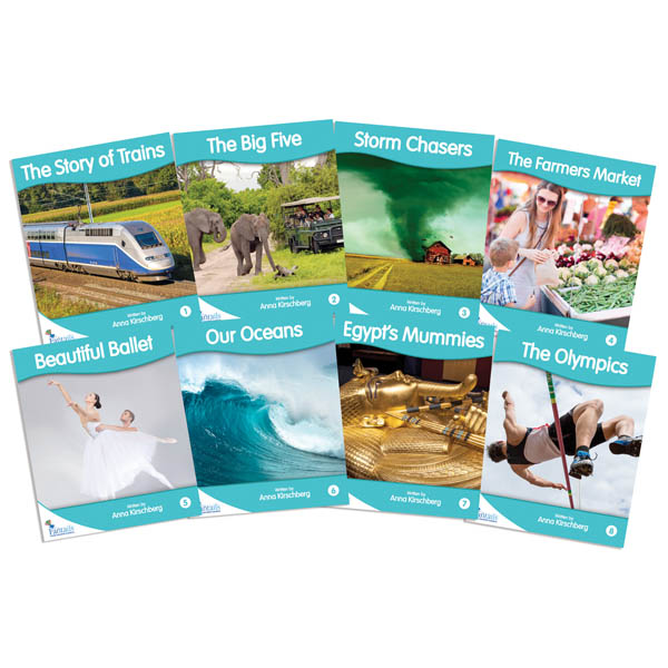 Fantail Readers NonFiction Turquoise (set of 8) Reading Level 1718