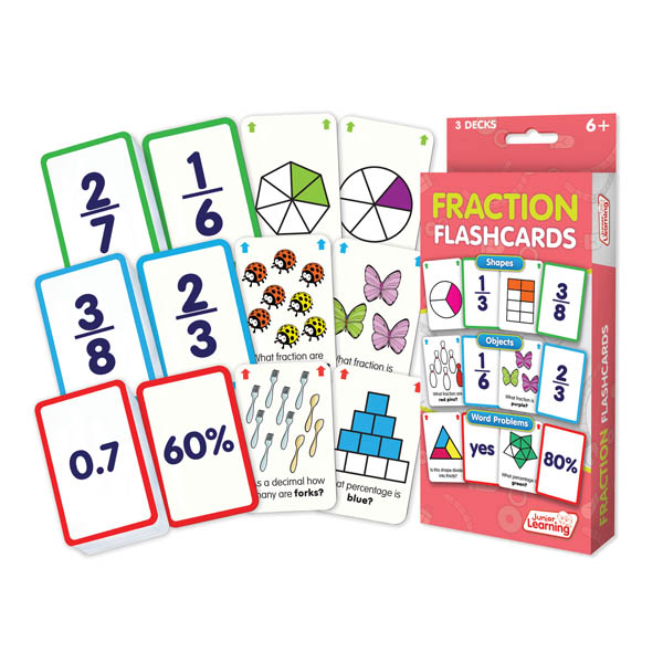 Fraction Flashcards (Set of 162)